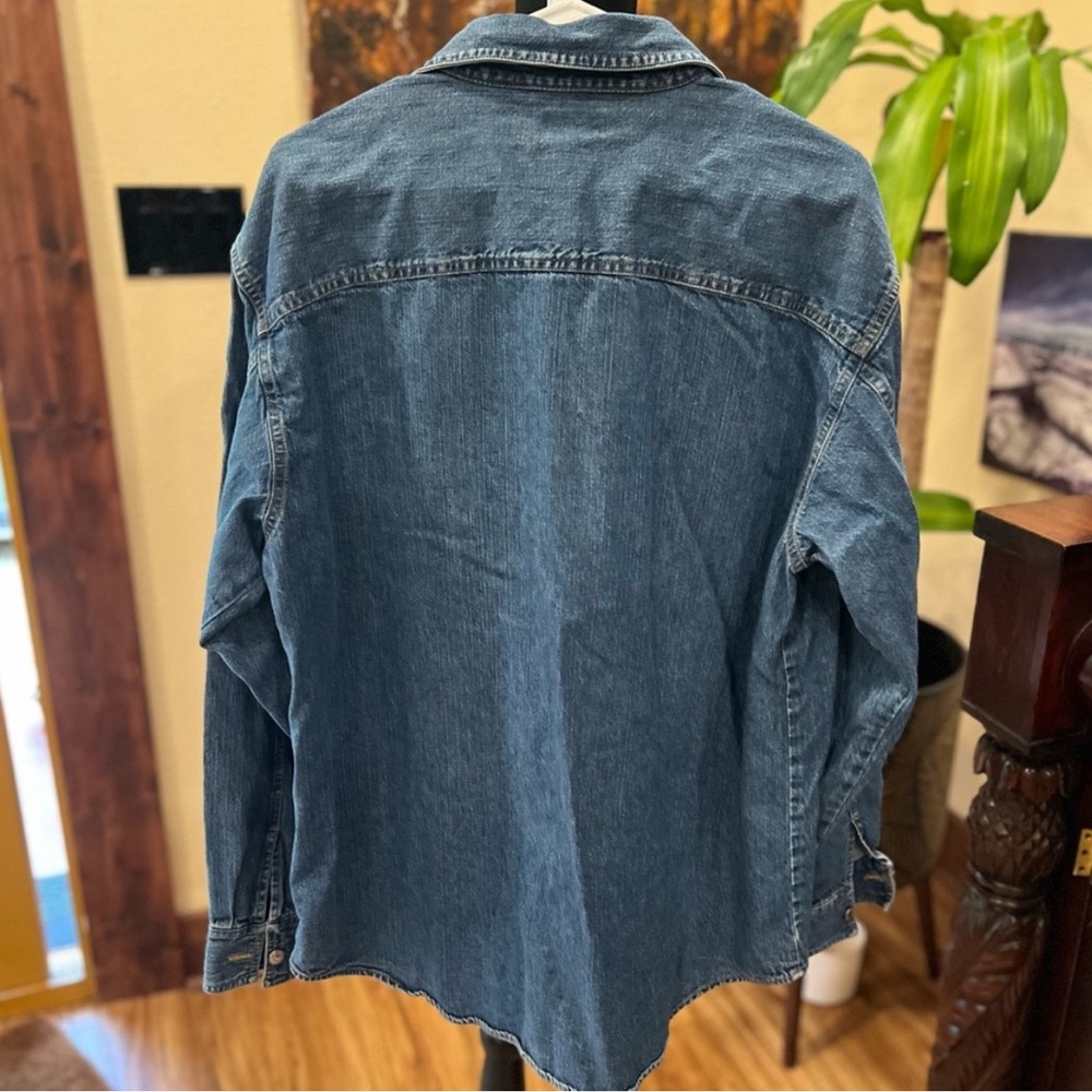 Levi’s Jeans Long Sleeve Denim Button Shirt Size Large - Picture 5 of 5